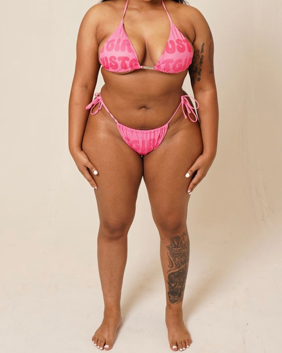I’m Just A Girl Bikini Top