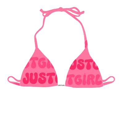 I’m Just A Girl Bikini Top